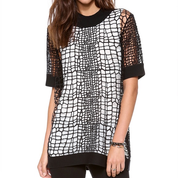 Robert Rodriguez Open Knit Top - Picture 2 of 7